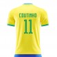 Prima Maglia Brasile Mondiali 2022 Philippe Coutinho 11
